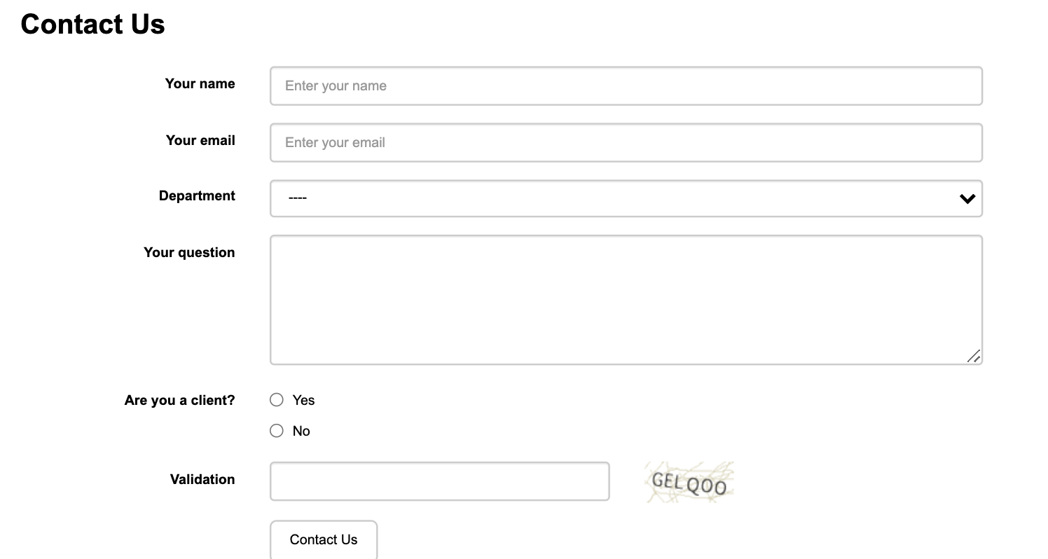 free php contact form generator